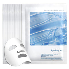 Mascarilla Pyunkang Yul PKY: empaque de 10 unidades, hidratación intensiva.