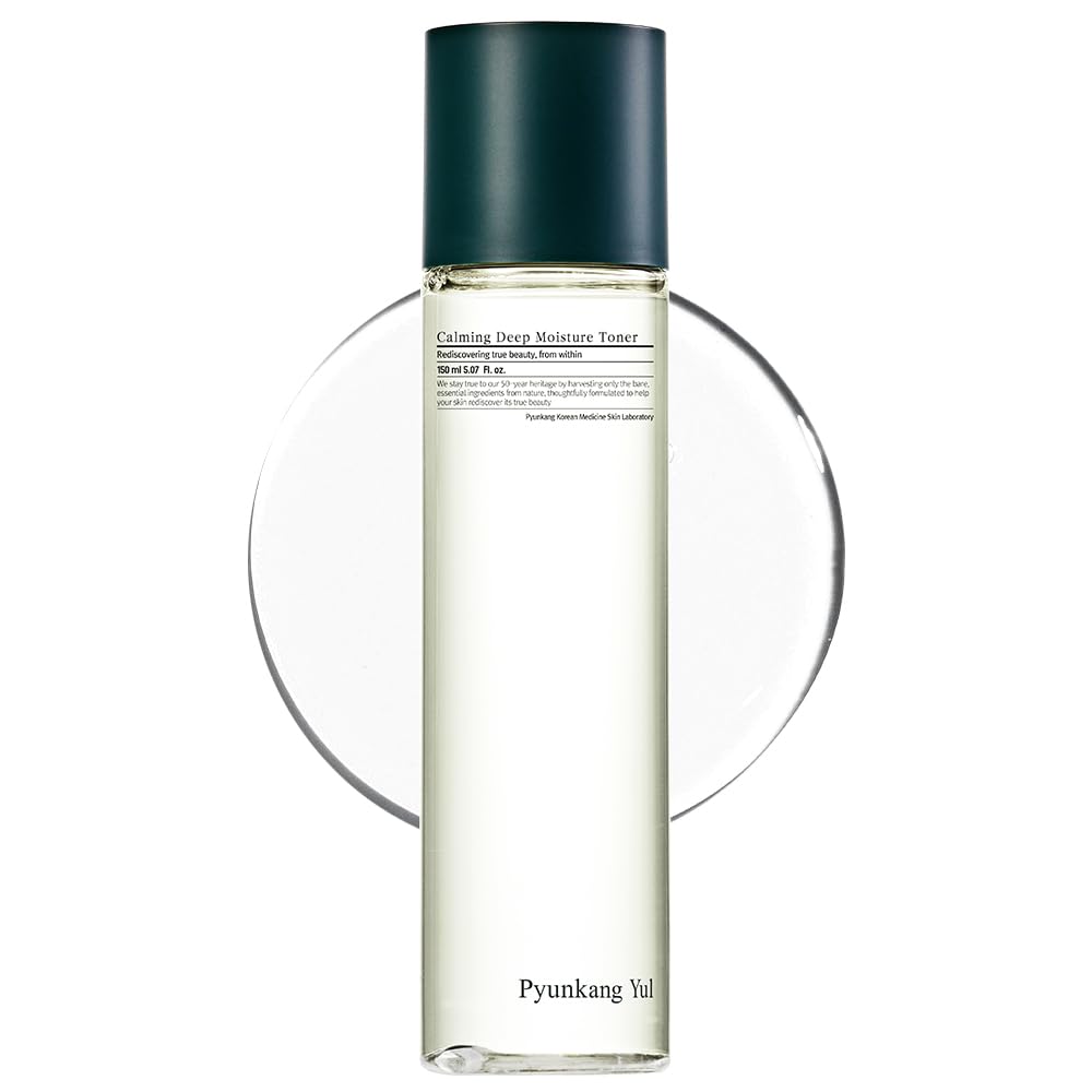 Pyunkang Yul PKY Tonico Calming en bote, uso suave para piel sensible.