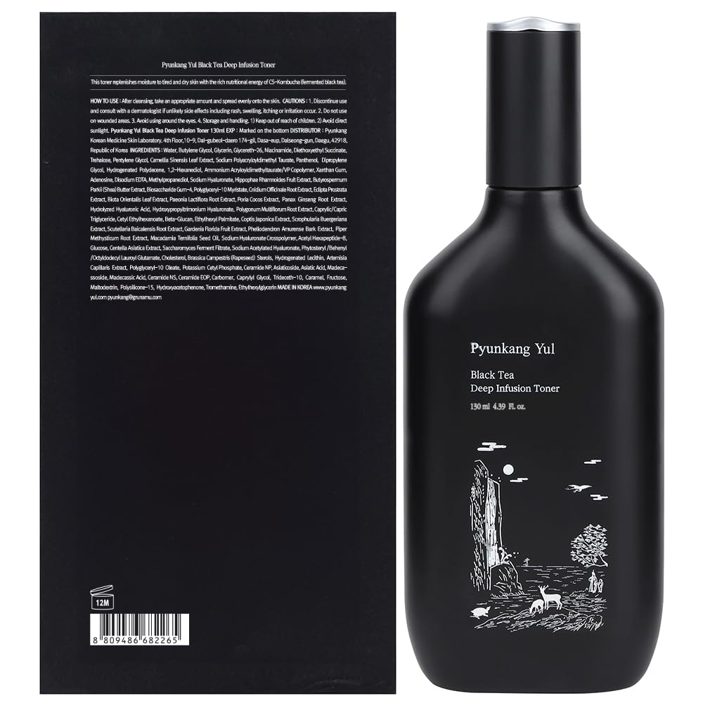 Pyunkang Yul Te Negro Toner - aplicación con dosificador para uso diario