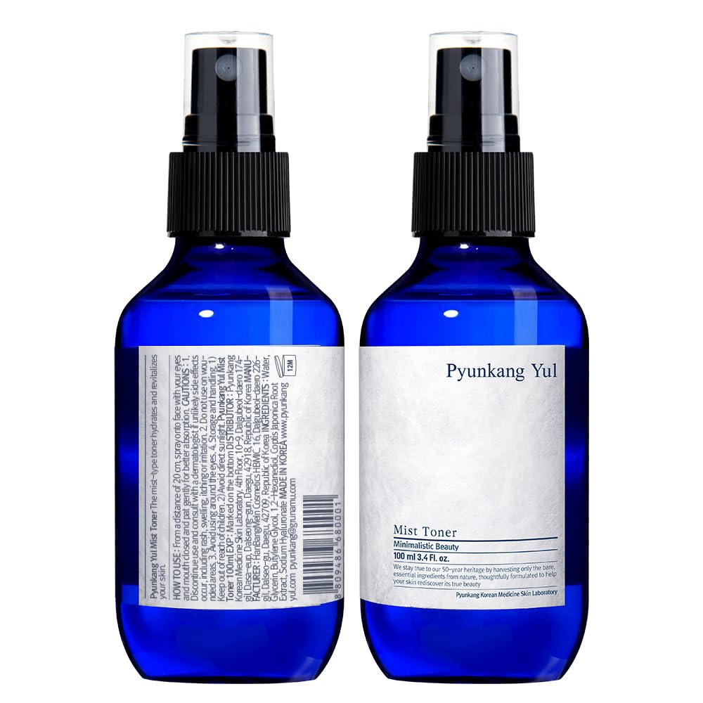 Pyunkang Yul tónico facial atomizador aplicacion: rociado preciso para tonificar sin irritar