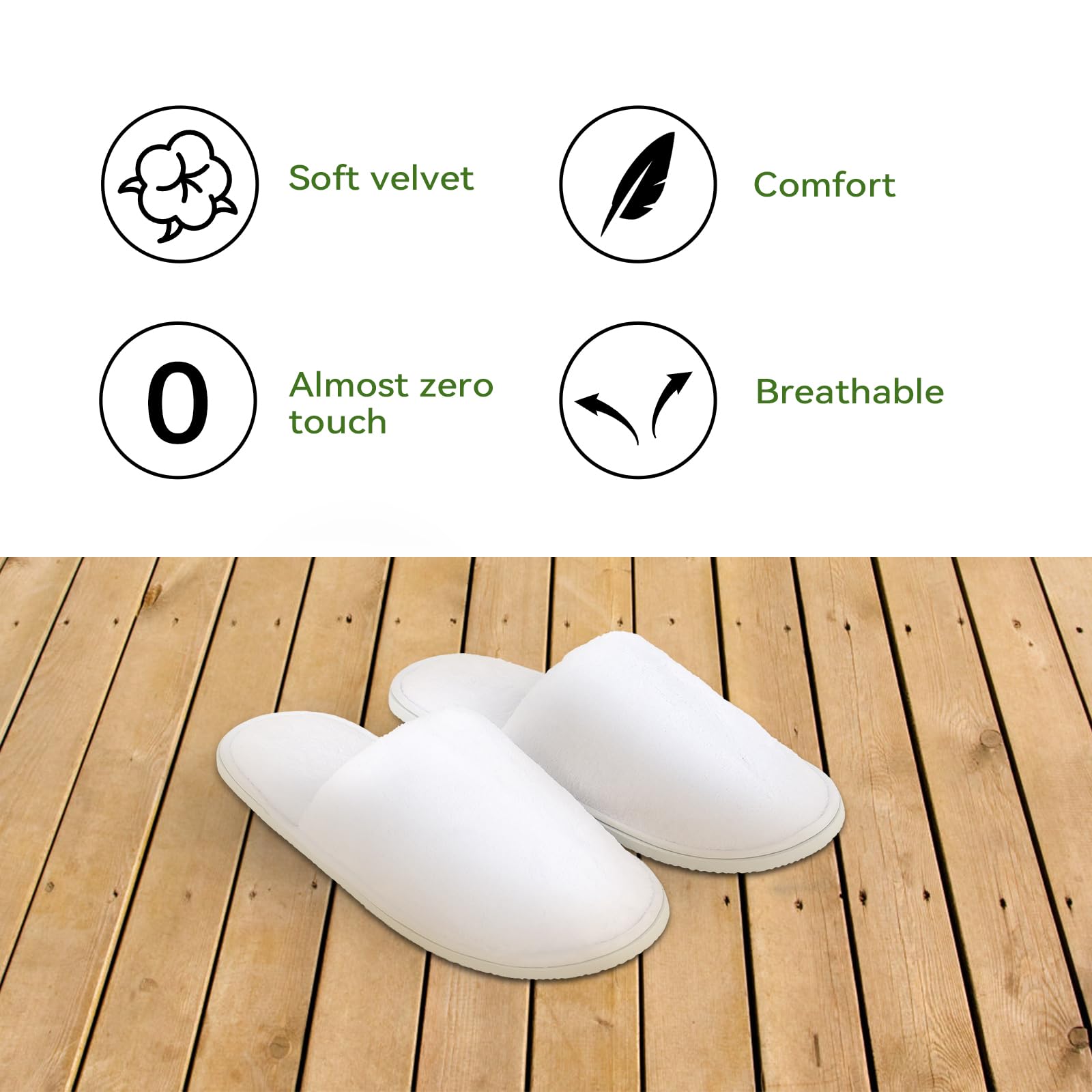 Confort interior QatmMkt: felpa suave y suela EVA ligera