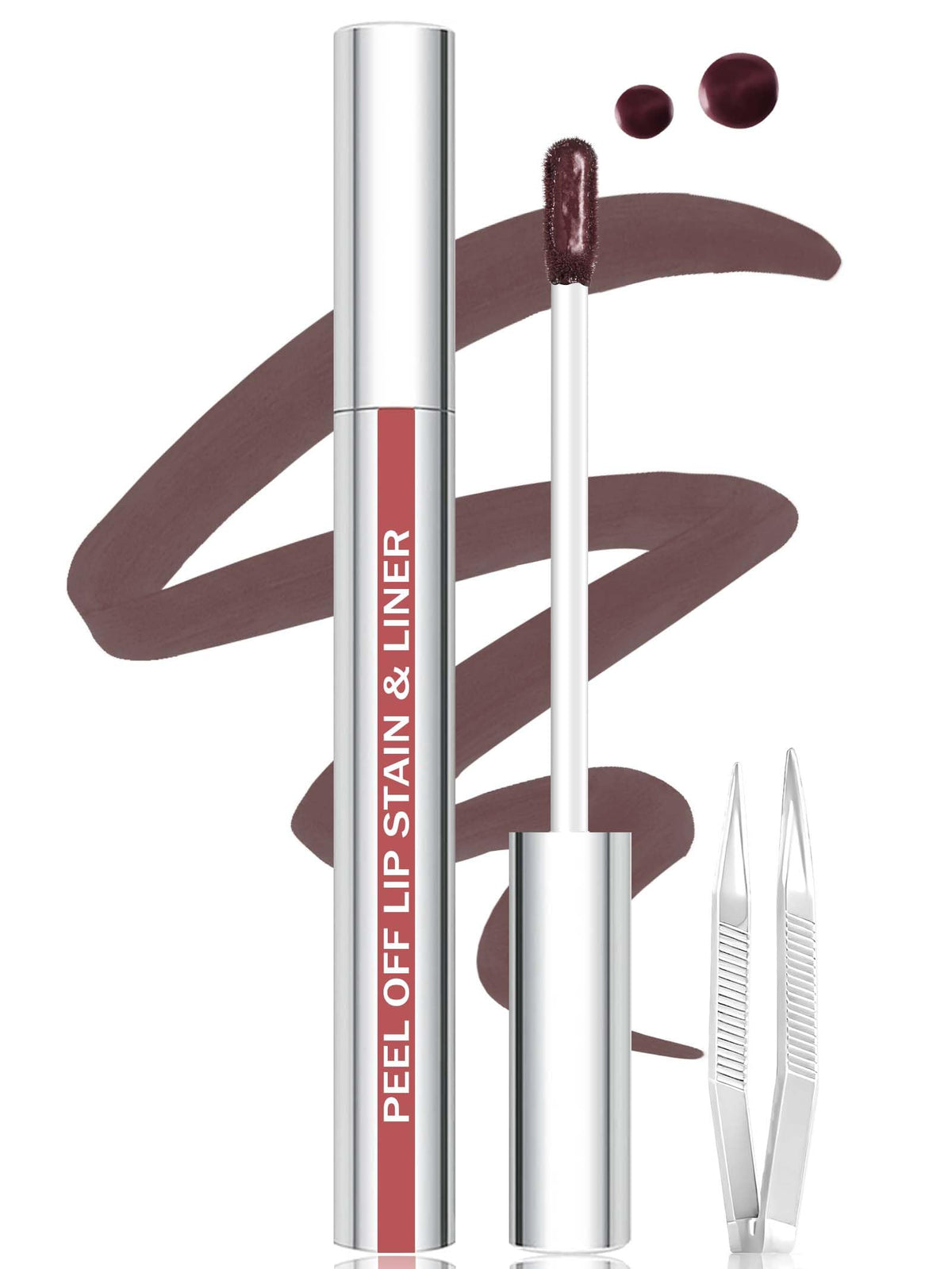 QCMME delineador labial preciso para definir contornos con acabado natural.