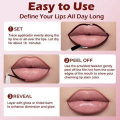 QCMME delineador labial: acabado natural que complementa cualquier barra de labios.