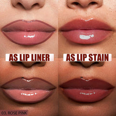 QCMME delineador labial: delineado preciso para labios definidos.