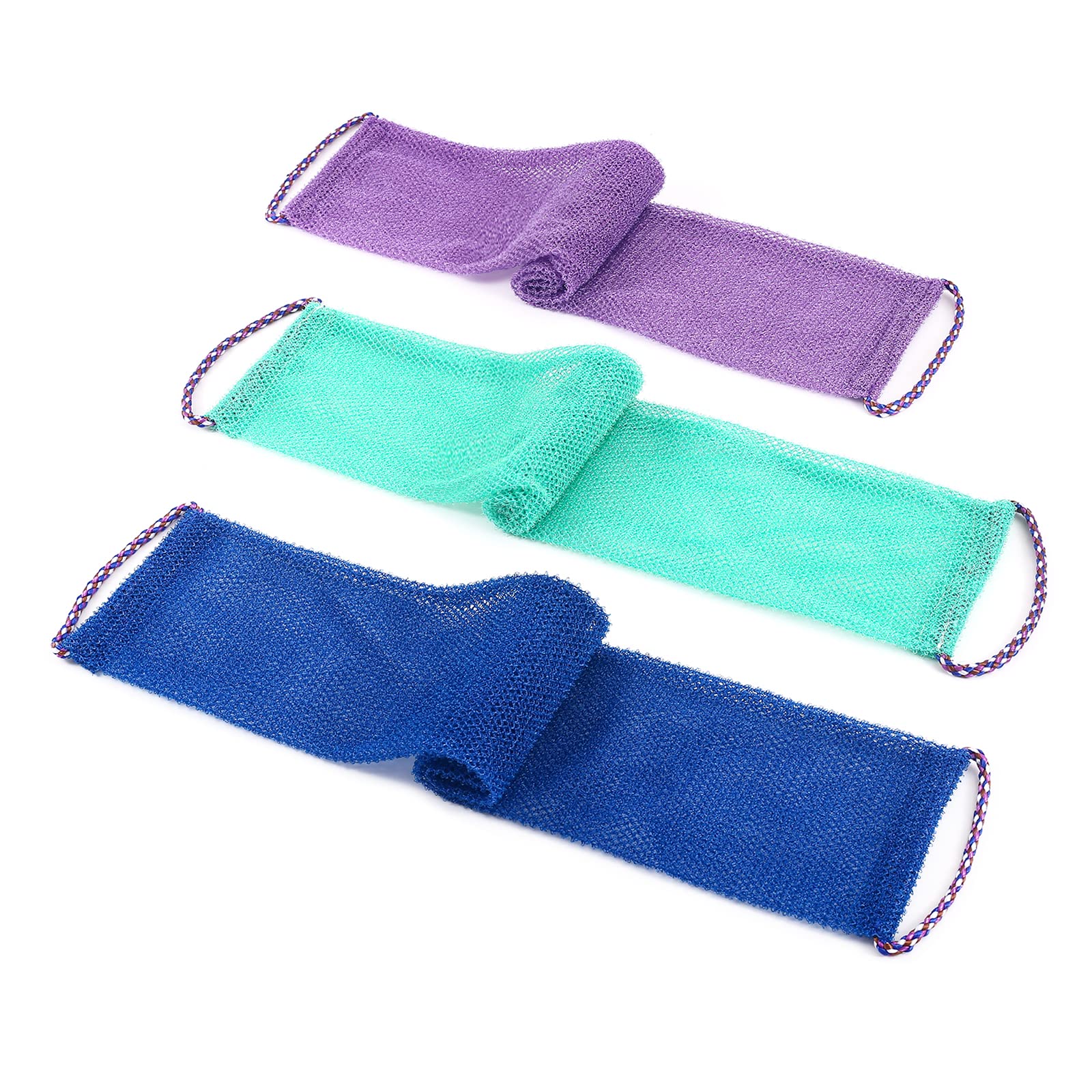 QCWN esponja neta africana de 40 pulgadas para exfoliar todo el cuerpo