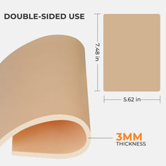 Piel de silicona 3mm de qeqanazo, textura realista para práctica precisa.
