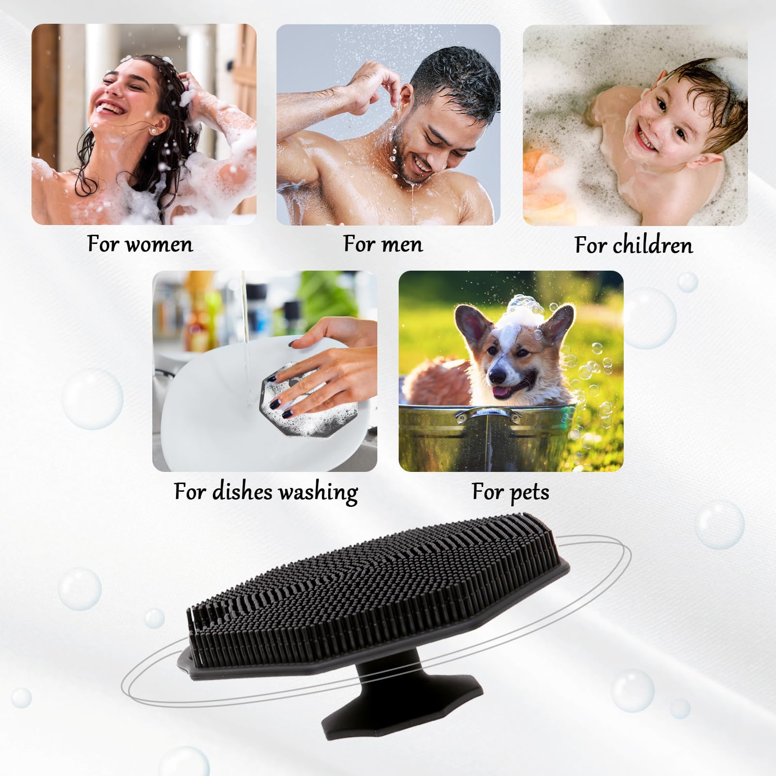 Qewro exfoliante para piel, estimula circulación suave.