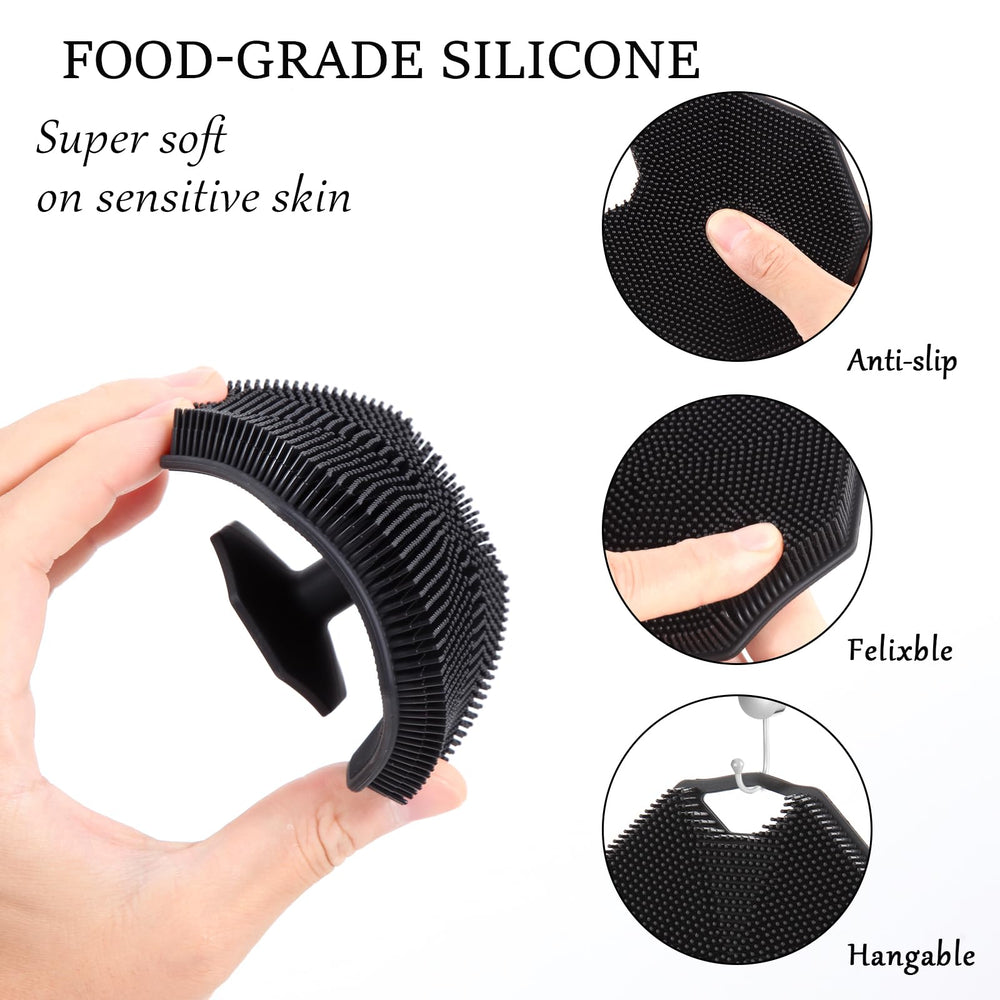 Qewro limpiador para ducha de silicona, higiénico y de secado rápido.