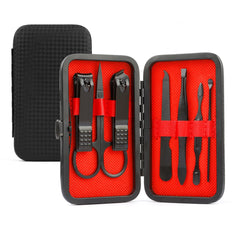 QEYMN set de manicura 8 en 1 con estuche portátil ideal para viaje.