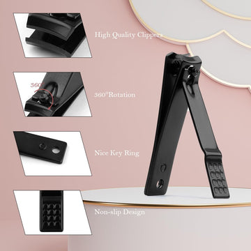 QEYMN tijeras multipropósito de acero para uñas y faciales.