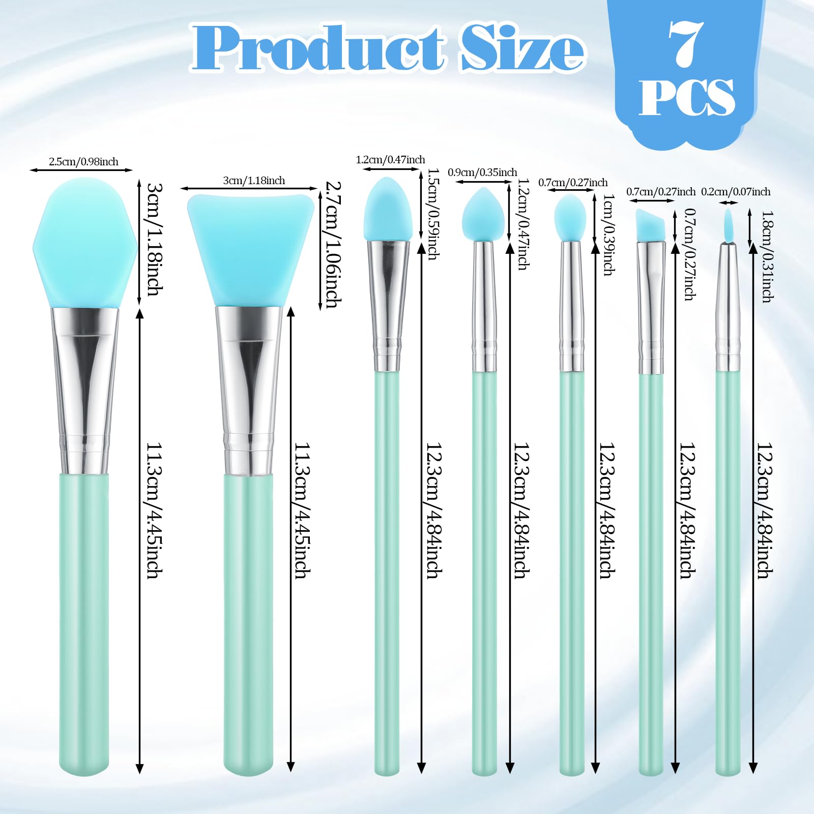 QfwdfcTrenz aplicadores silicona para resina UV, control de producto y menor desperdicio.