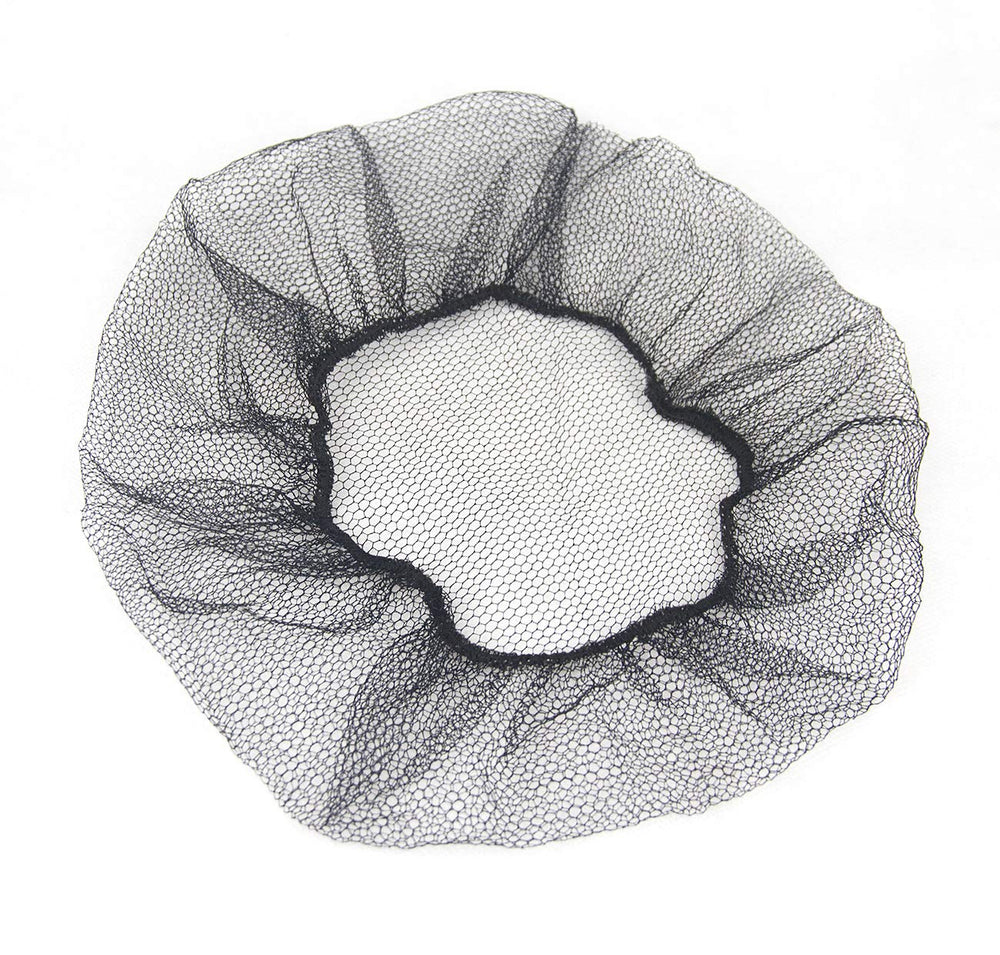 Gorro desechable QIAN SOU, color negro con empaque higiénico