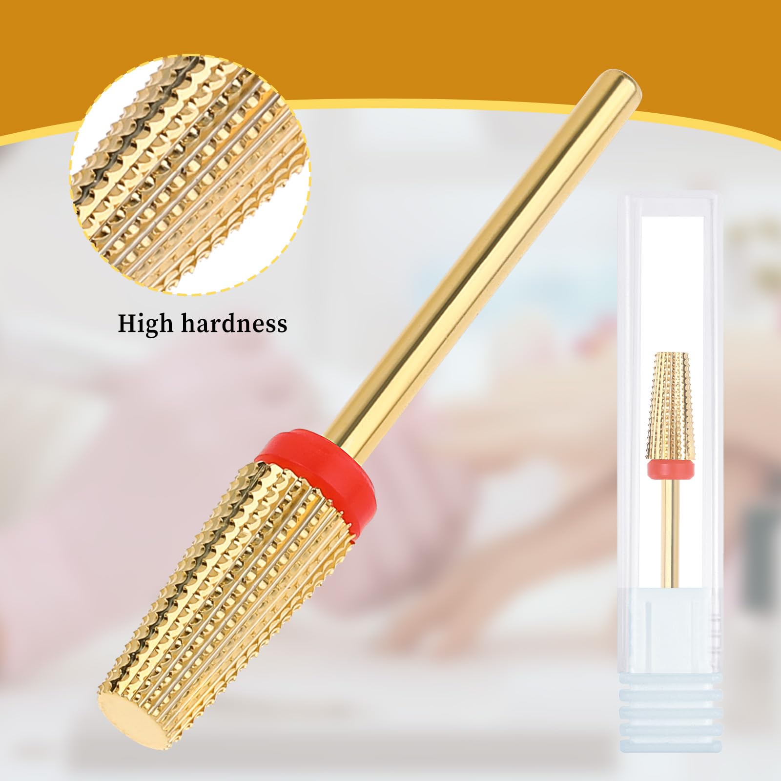 Brocas de uñas Qianyu con baja vibración para manicura suave.
