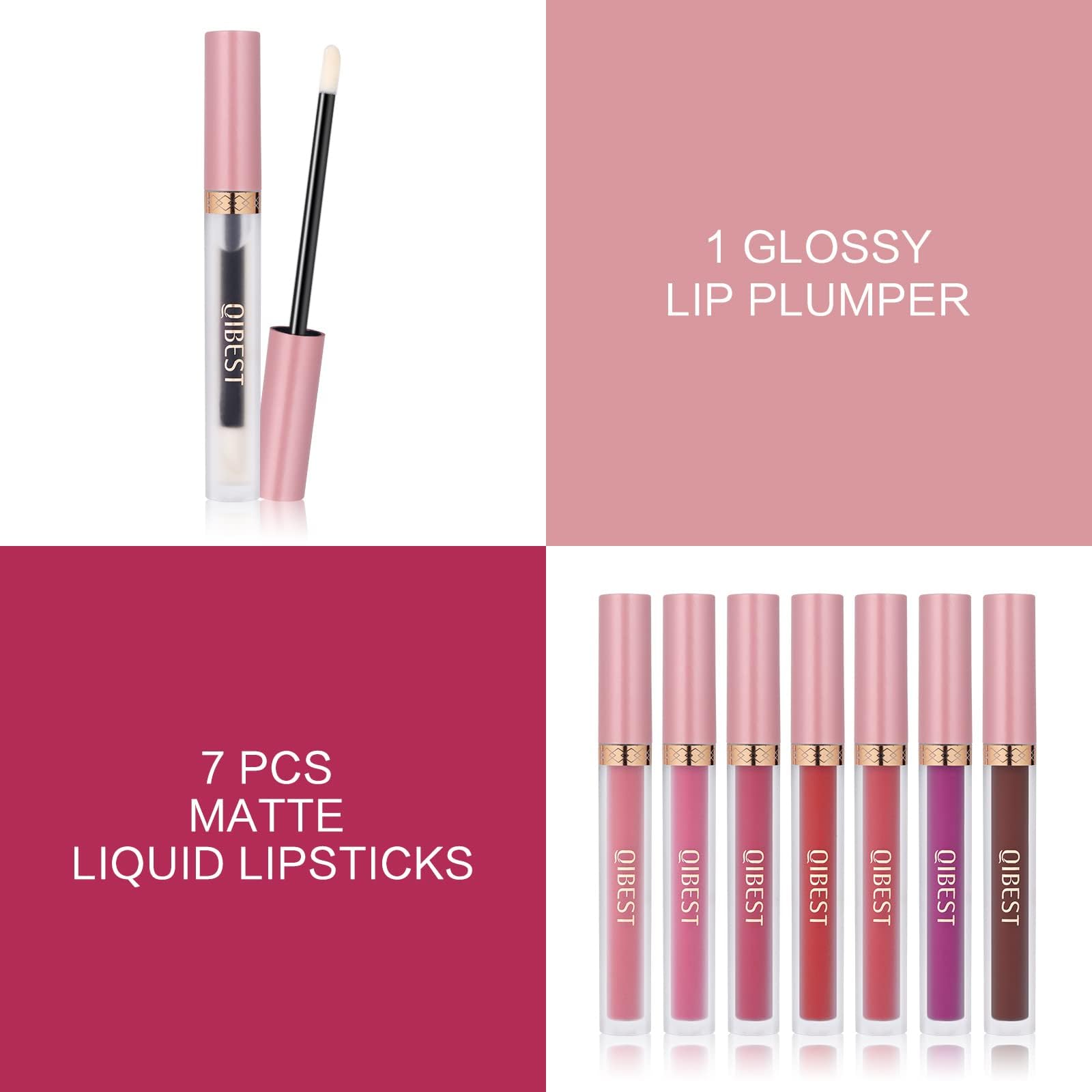 QiBest aumentador-labial-suave: sensación ligera y labios más definidos
