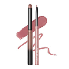 QiBest labial rosado natural, acabado suave para uso diario.