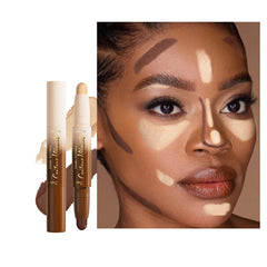 QIDSTERS stick contorno iluminador doble uso para definir rasgos con brillo natural.