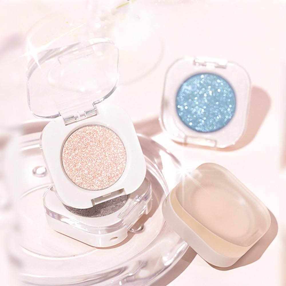 Sombra QIDSTERS Champagne Shimmer formato mini perfecto para retoques sobre la marcha.