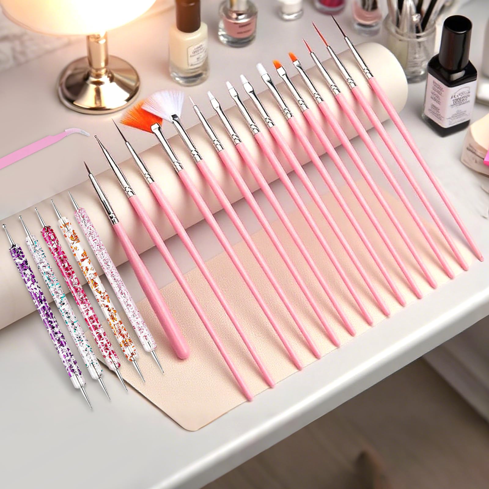 Qifuwanjingfeng kit-uñas-diy-en-casa, ideal para experimentar y mejorar acabados.