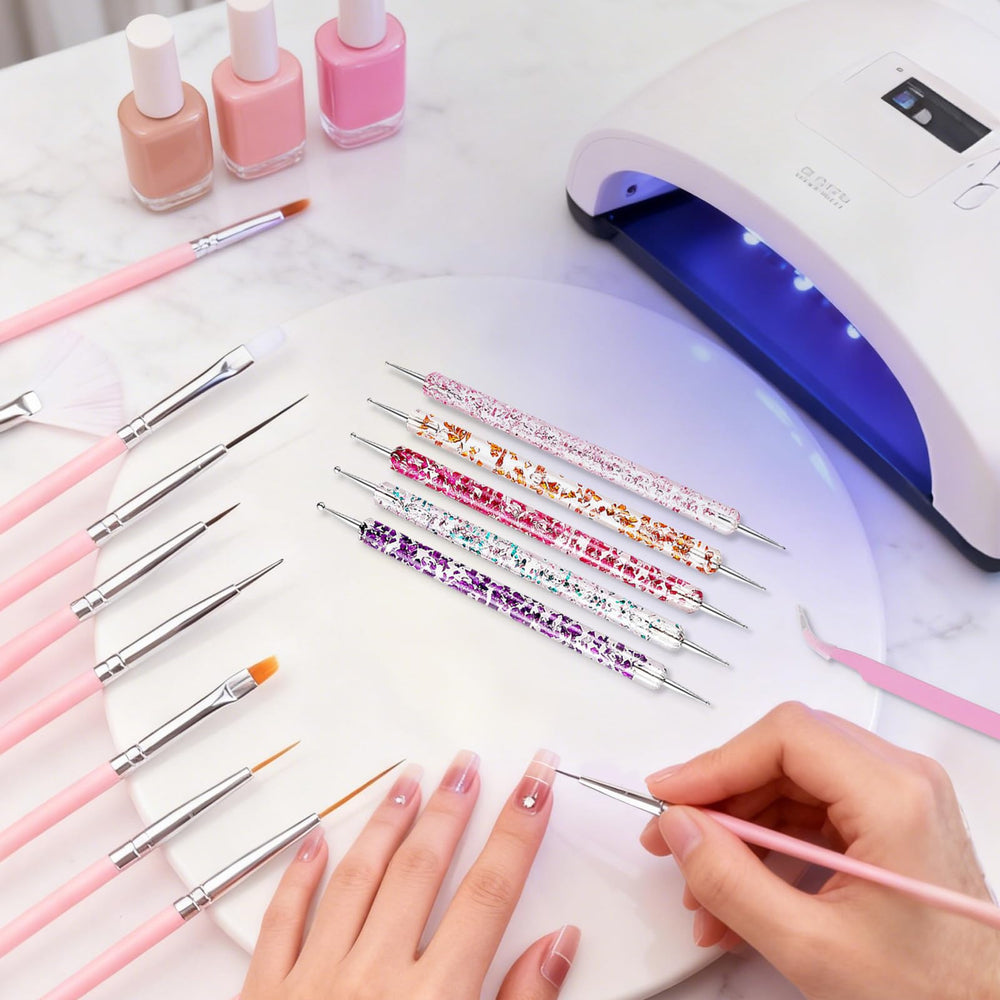 Qifuwanjingfeng mango-ergonomico-uñas, manejo cómodo durante sesiones creativas.