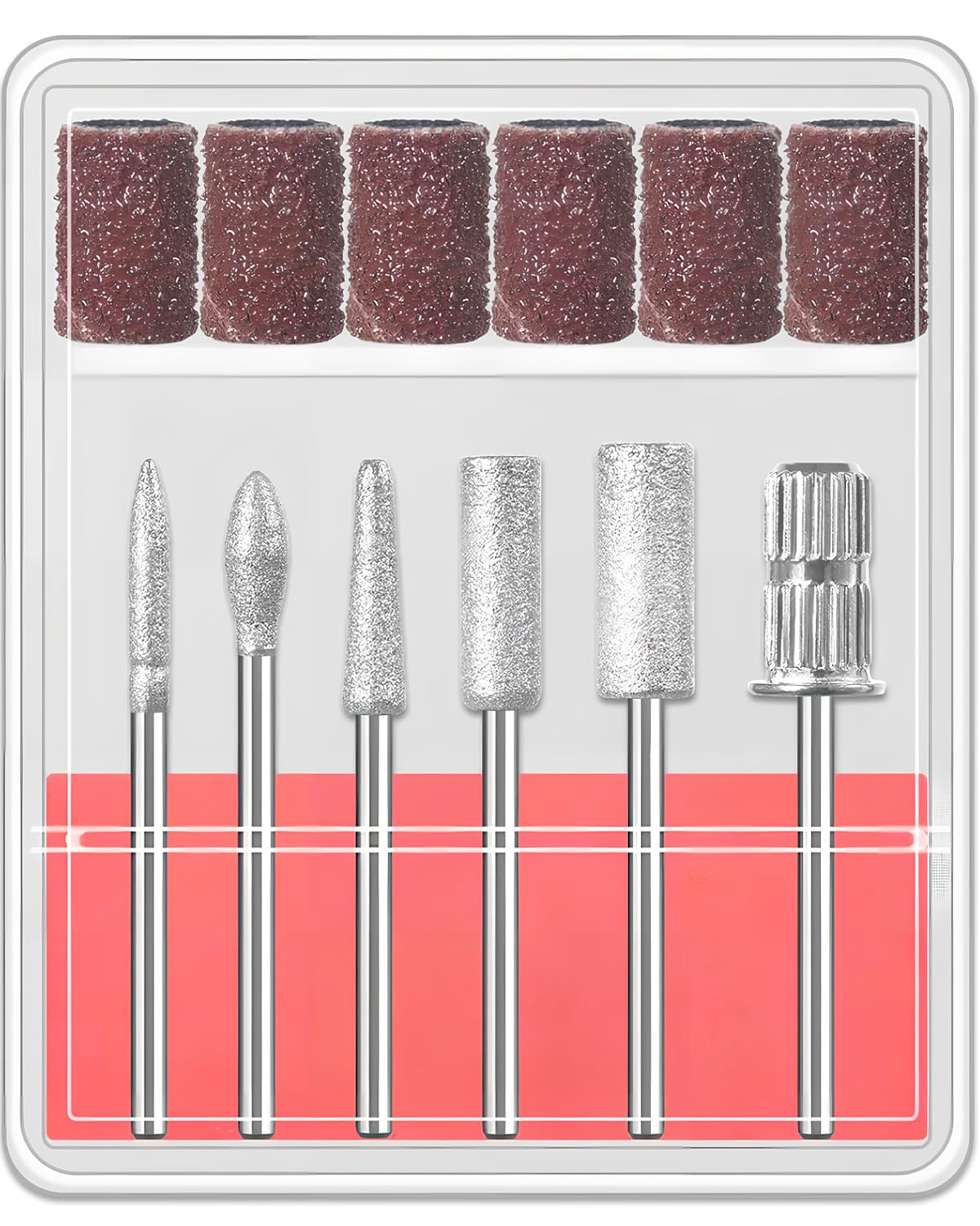 Puntas Qiifaiikooii para taladro de uñas, profesional y precisión en manicuras.