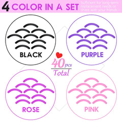 Qiipii almohadillas de repuesto para rizador, color rosa, repuesto suave.