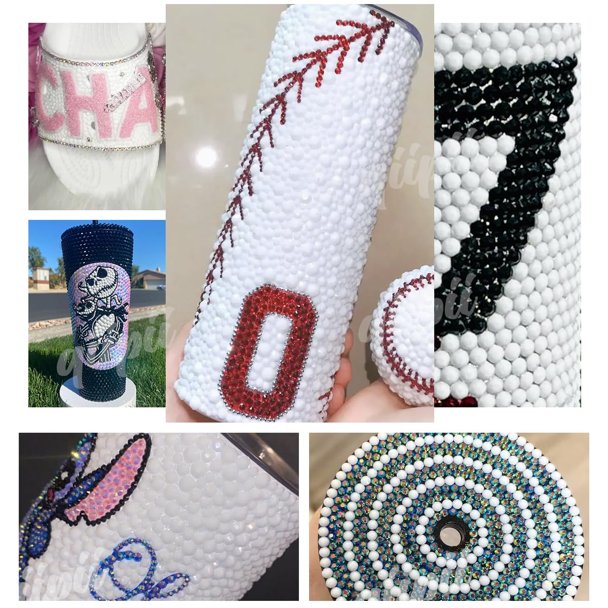 qiipii usos versátiles para vasos reutilizables, ropa y accesorios