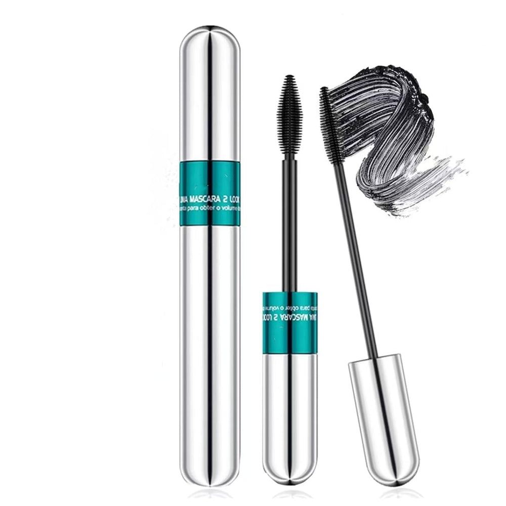 Qiiztooz mascara fibra seda 4D negro: mayor longitud y volumen.