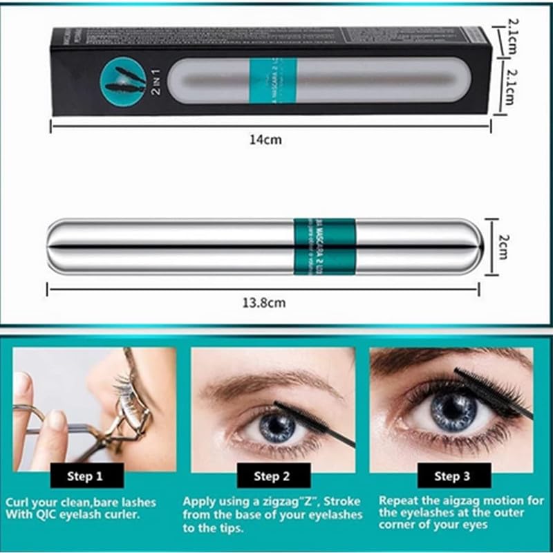 Qiiztooz mascara para ojos sensibles: suave para uso diario.