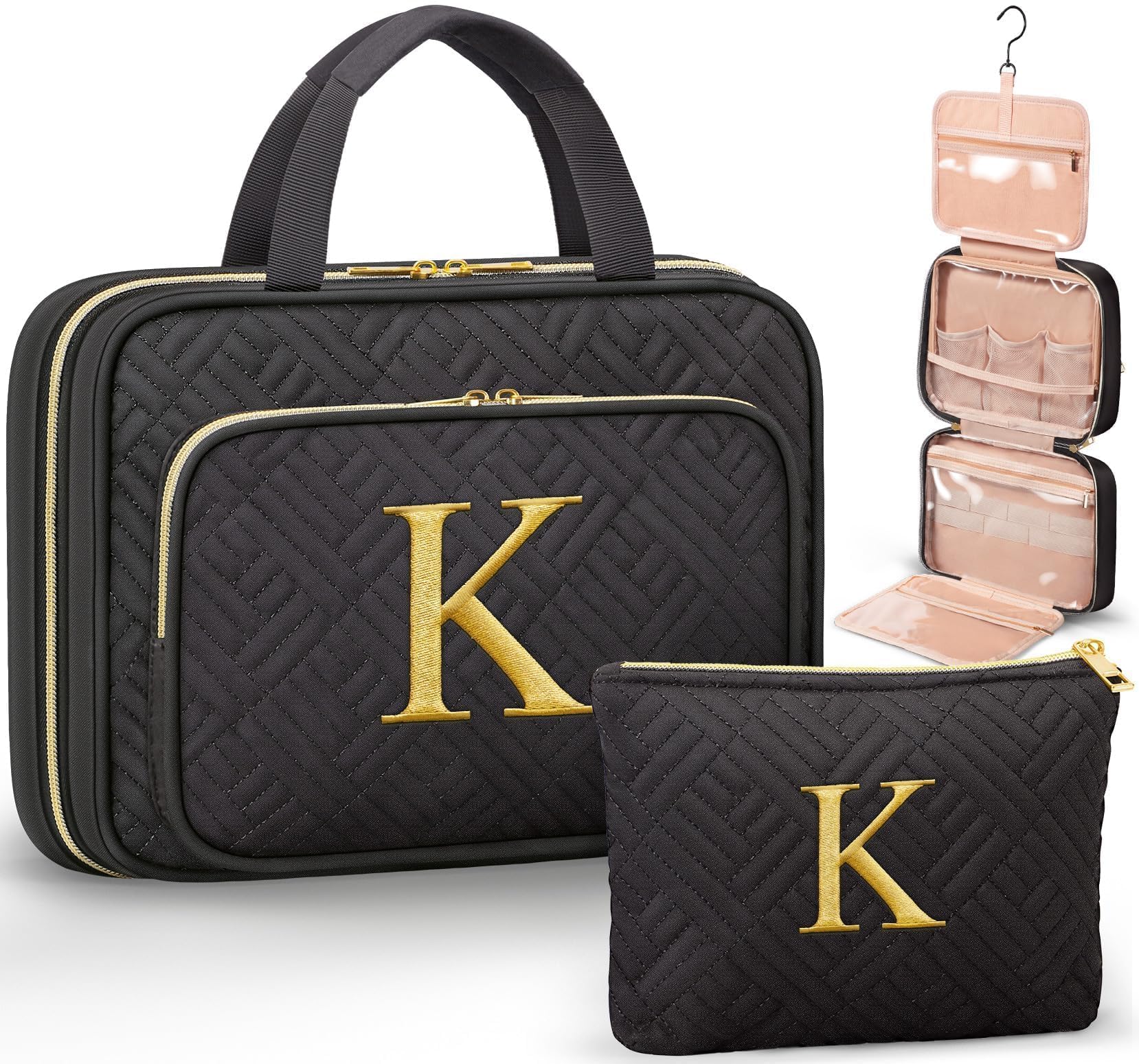 Qinline bolsa higiene inicial personalizada, ideal para organizar artículos de aseo en viajes.