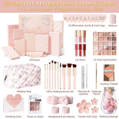 Qinline brochas maquillaje 10 piezas para acabado suave y preciso.