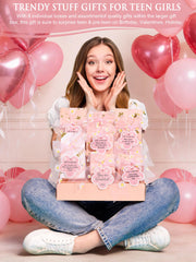 Qinline tarjetas de retos inspiradoras para niñas, fomentan creatividad y entretenimiento