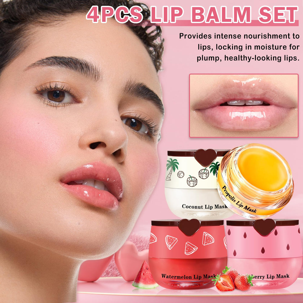 Bálsamo labial fresa de QIUFSSE en tarro con aroma frutal.