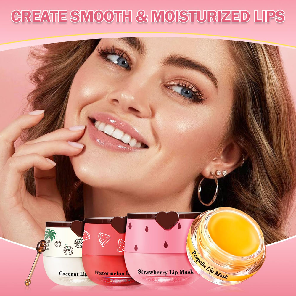 Regalo elegante: conjunto de bálsamos labiales QIUFSSE para sorprender.
