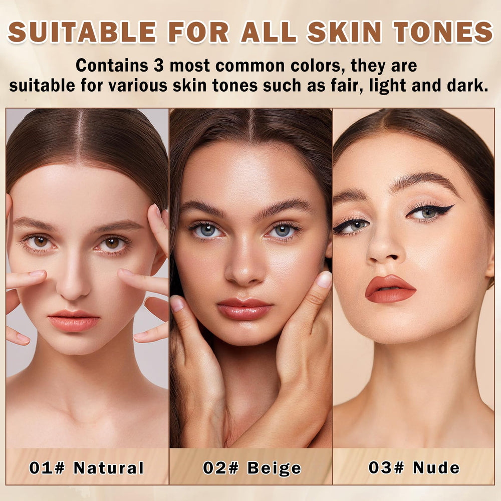 QIUFSSE gift-ready foundation kit for makeup enthusiasts.