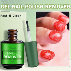 QIUFSSE gel texture demonstration highlights a no-drip formula for precision.