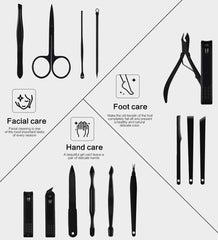 Kit de 15 piezas QLNE para uñas de manos y pies, todo en uno