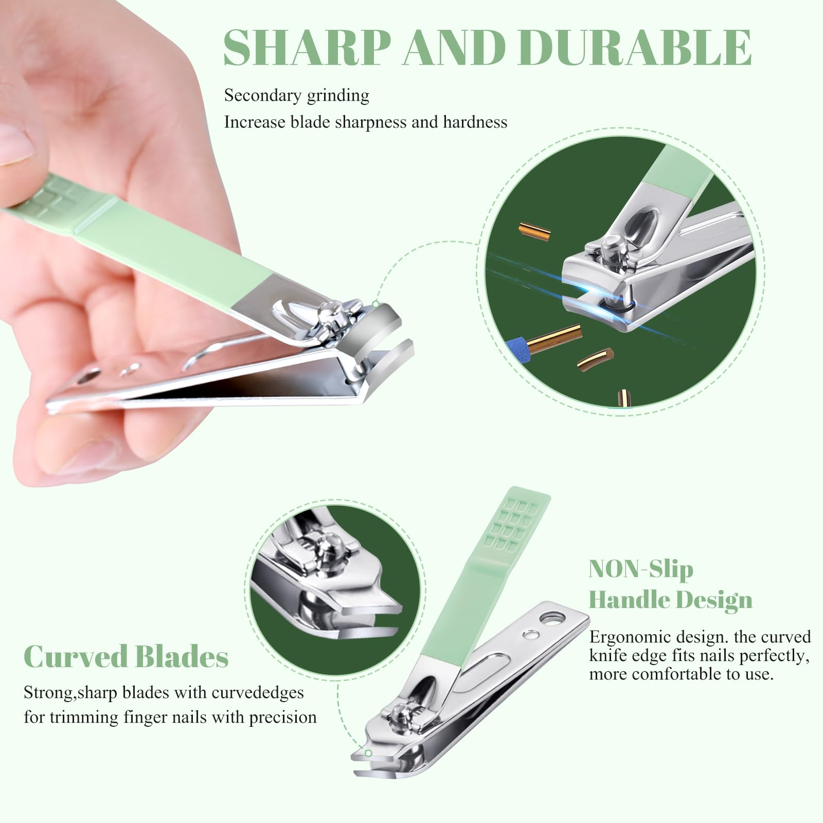 Tijeras de manicura QLNE para cortes precisos