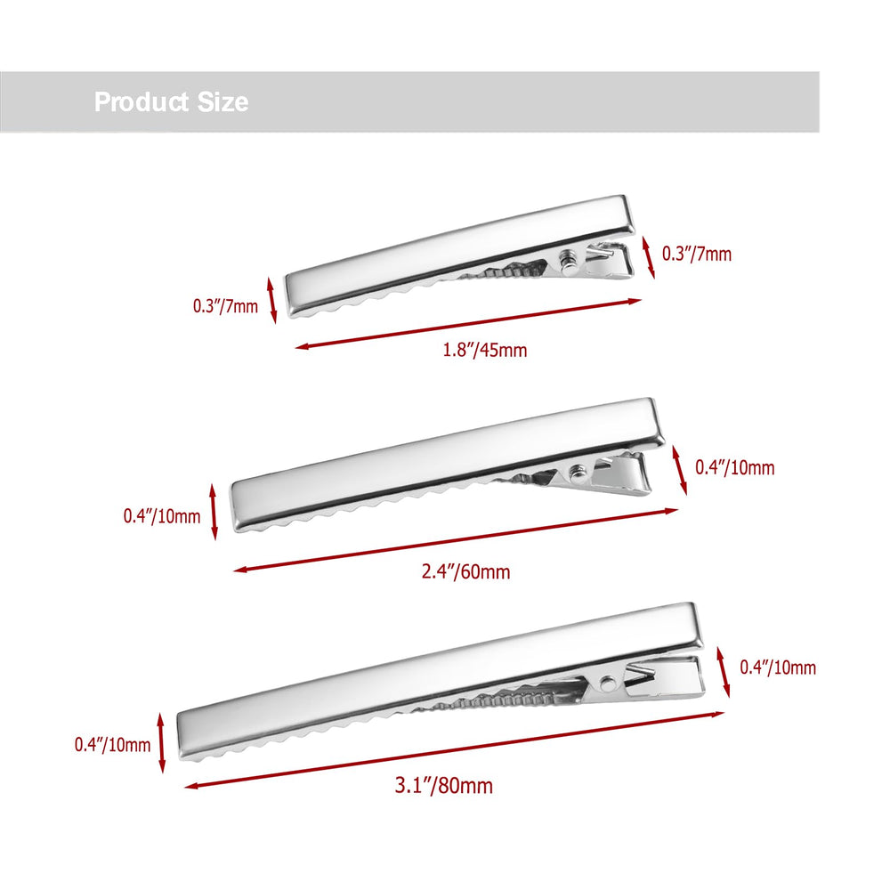 Pinza alligator Qoneyik de 2,4 pulgadas en primer plano para peinados detallados