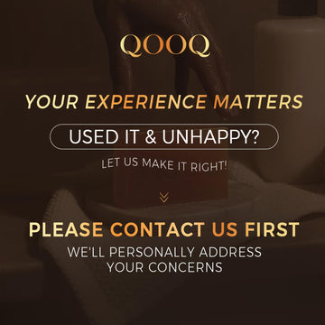 QOOQ bar in bath setup communicates a simple daily self-care ritual.