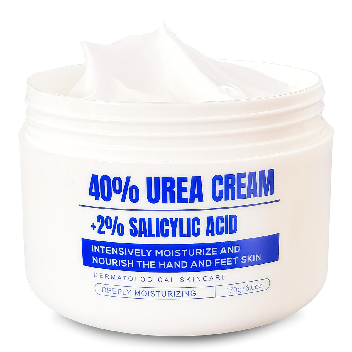 QQWIAX Crema Urea 40% envase de 6oz, hidratación profunda.
