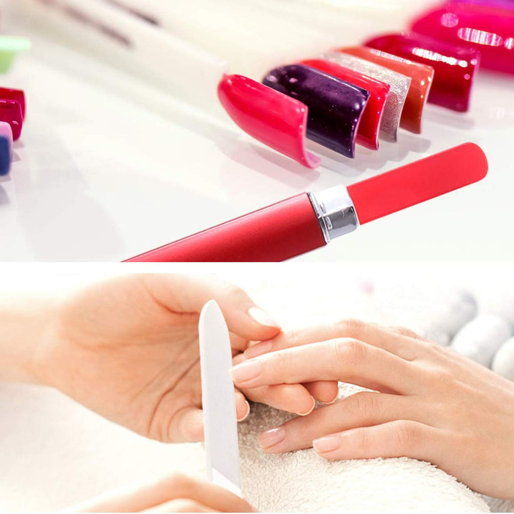 Lima de uñas QRWT, versión portátil para retoques en cualquier lugar.