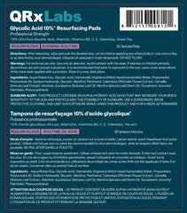 Aplicación fácil de las almohadillas de ácido glicólico QRxLabs en la rutina diaria