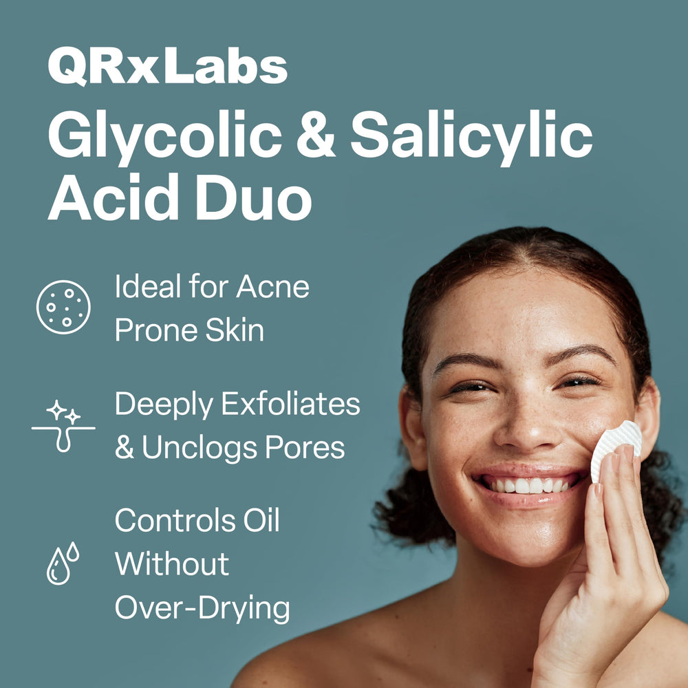 Textura no tejida de QRxLabs Pads facilita exfoliación suave en cualquier piel