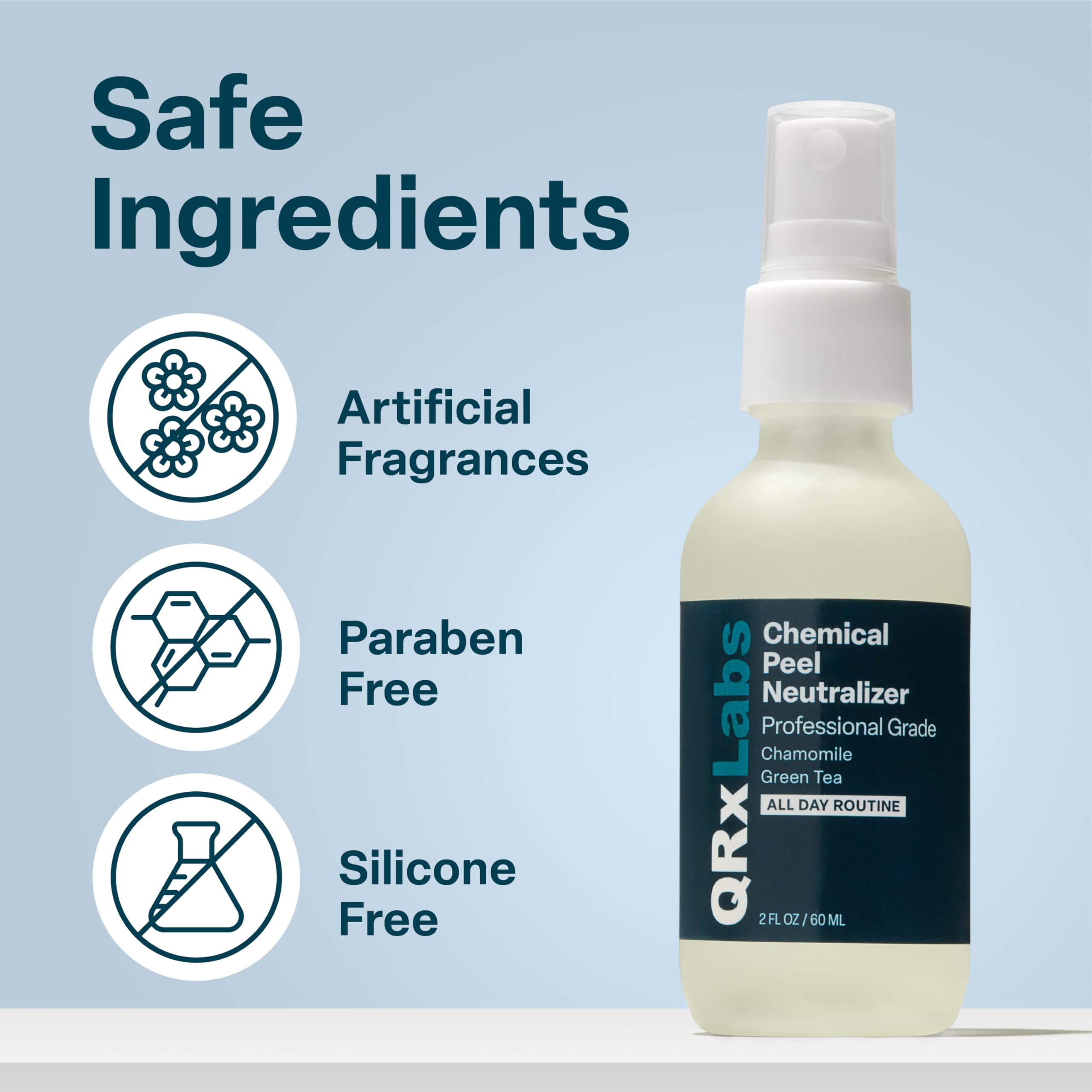 QRxLabs rutina de cuidado en casa para una piel uniforme
