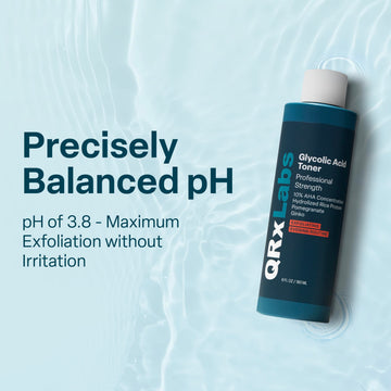 QRxLabs Toner: hamamelis y té verde para piel equilibrada.