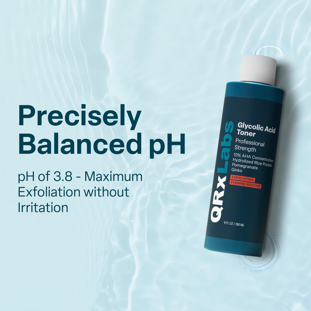 QRxLabs Toner: hamamelis y té verde para piel equilibrada.