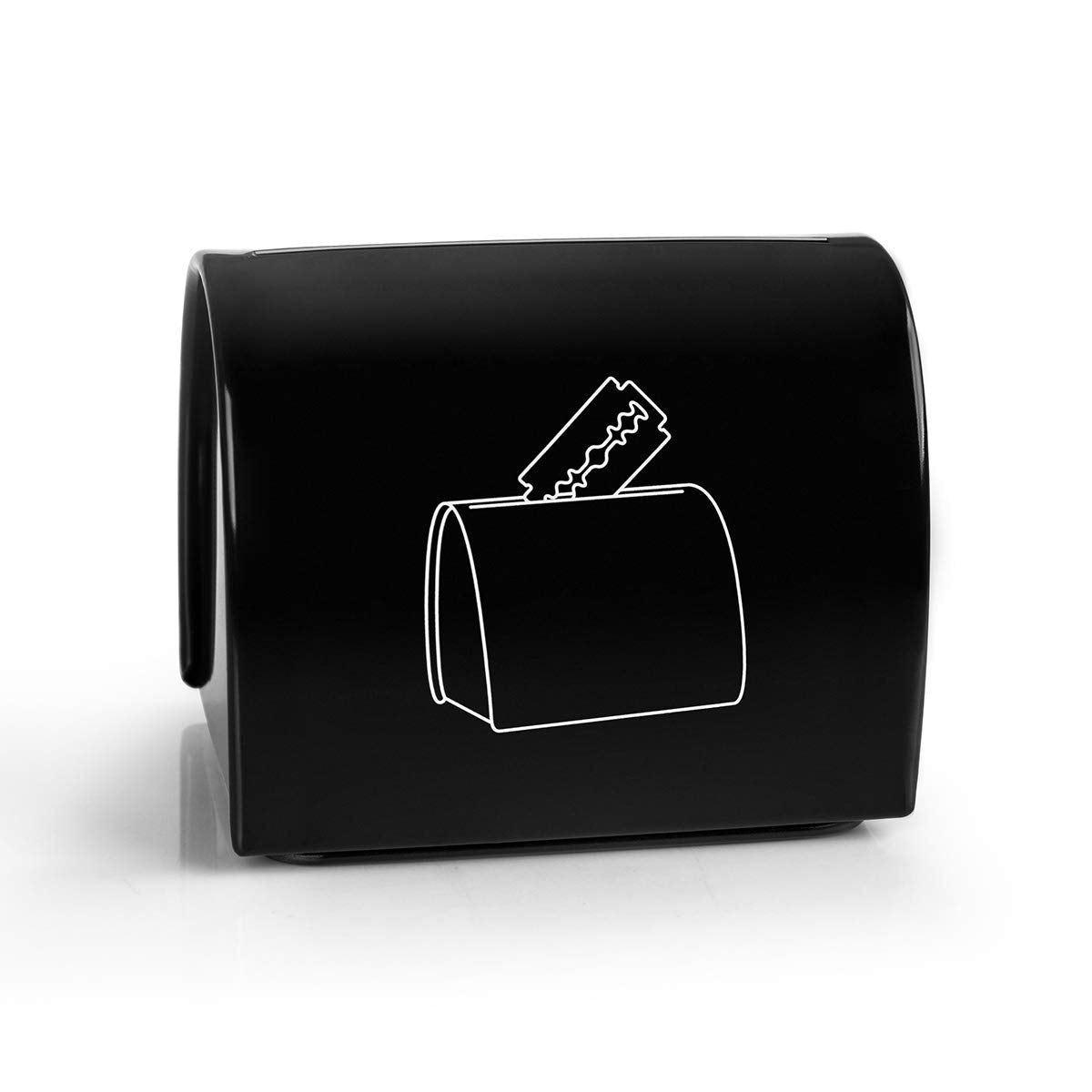 QSHAVE acabado negro, diseño compacto para mostradores