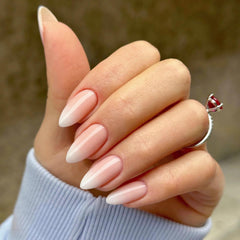 Qsnidy conjunto de uñas postizas con 24 piezas y 12 tallas para ajuste perfecto.