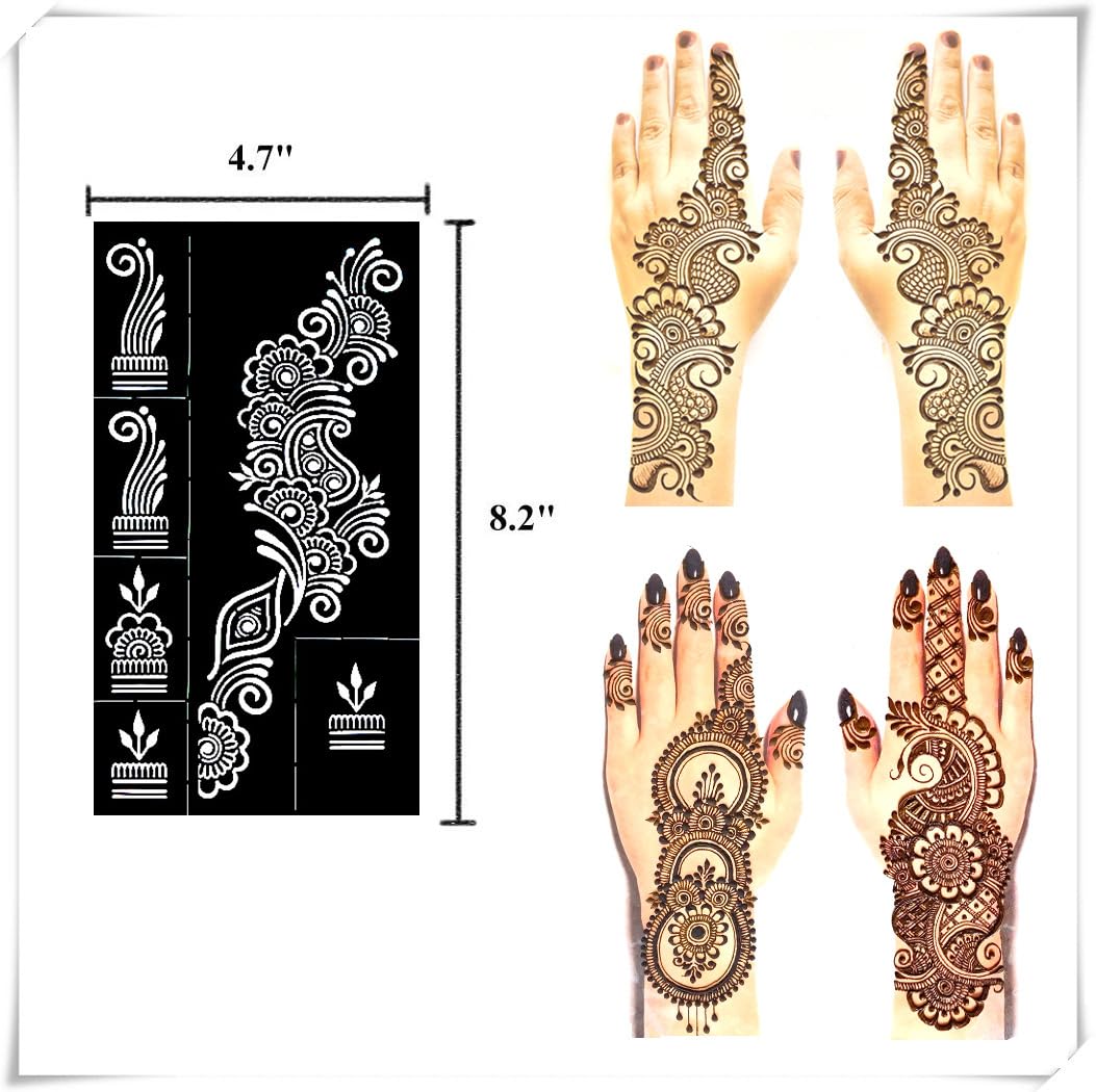 Aplicación en antebrazo con plantillas reutilizables QSTOHENA.