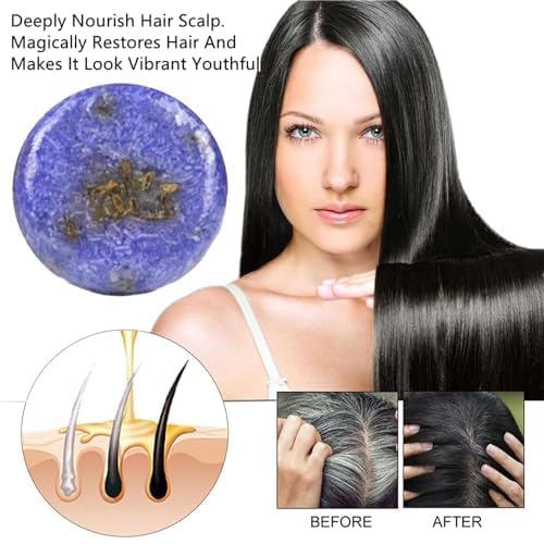 QUAAM barra champú, nutrición profunda para cabello y cuero cabelludo.